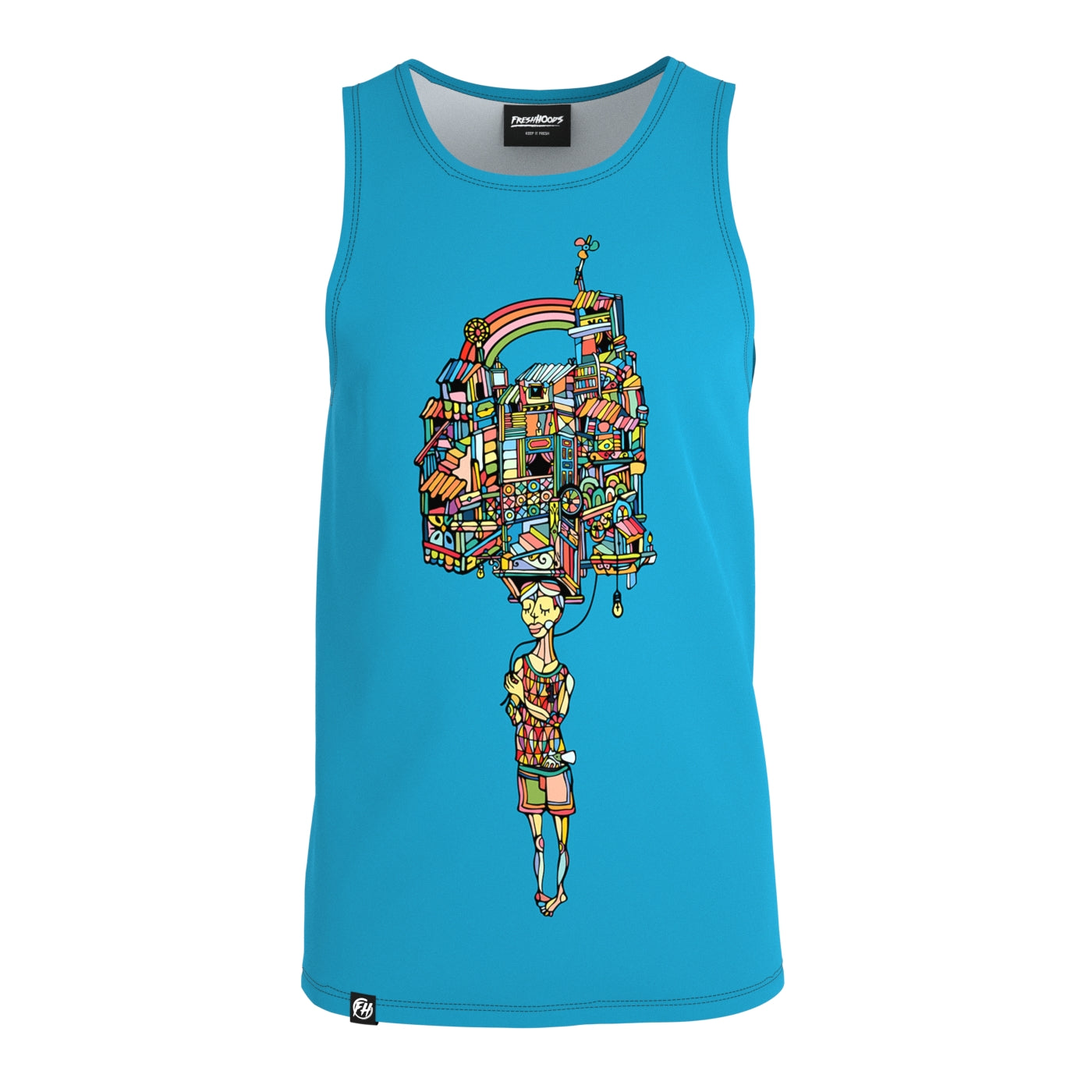 Rainboy Blue Tank Top