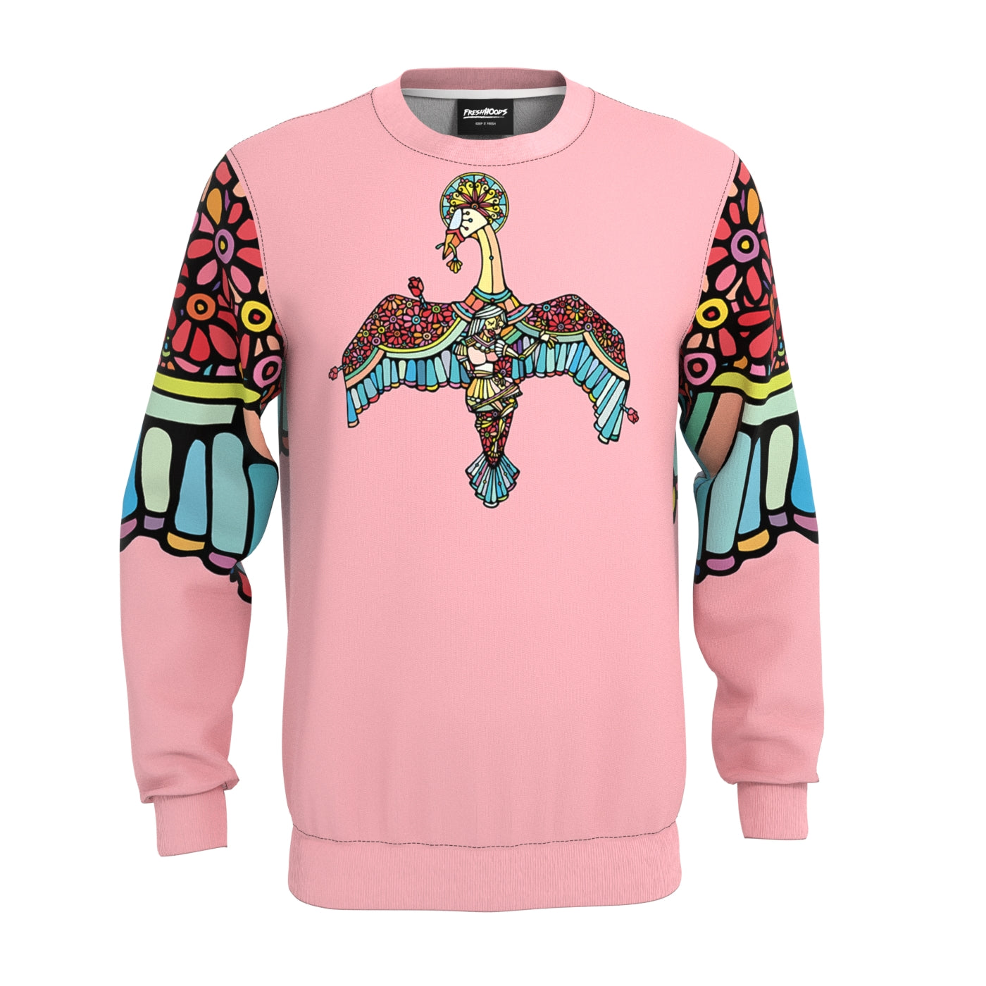 Swan Flowers Sweatshirt