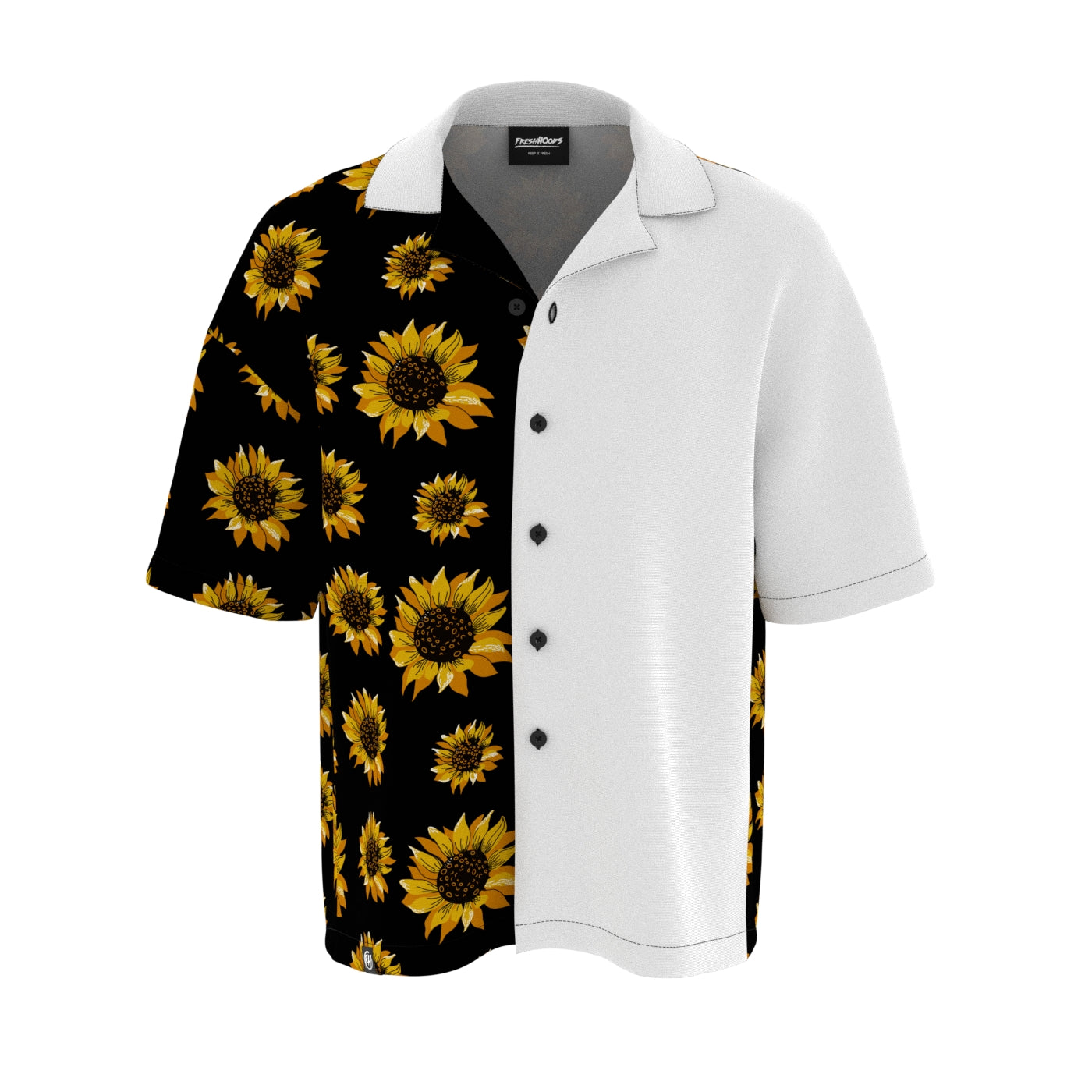 Sunflowers Oversized Button Shirt