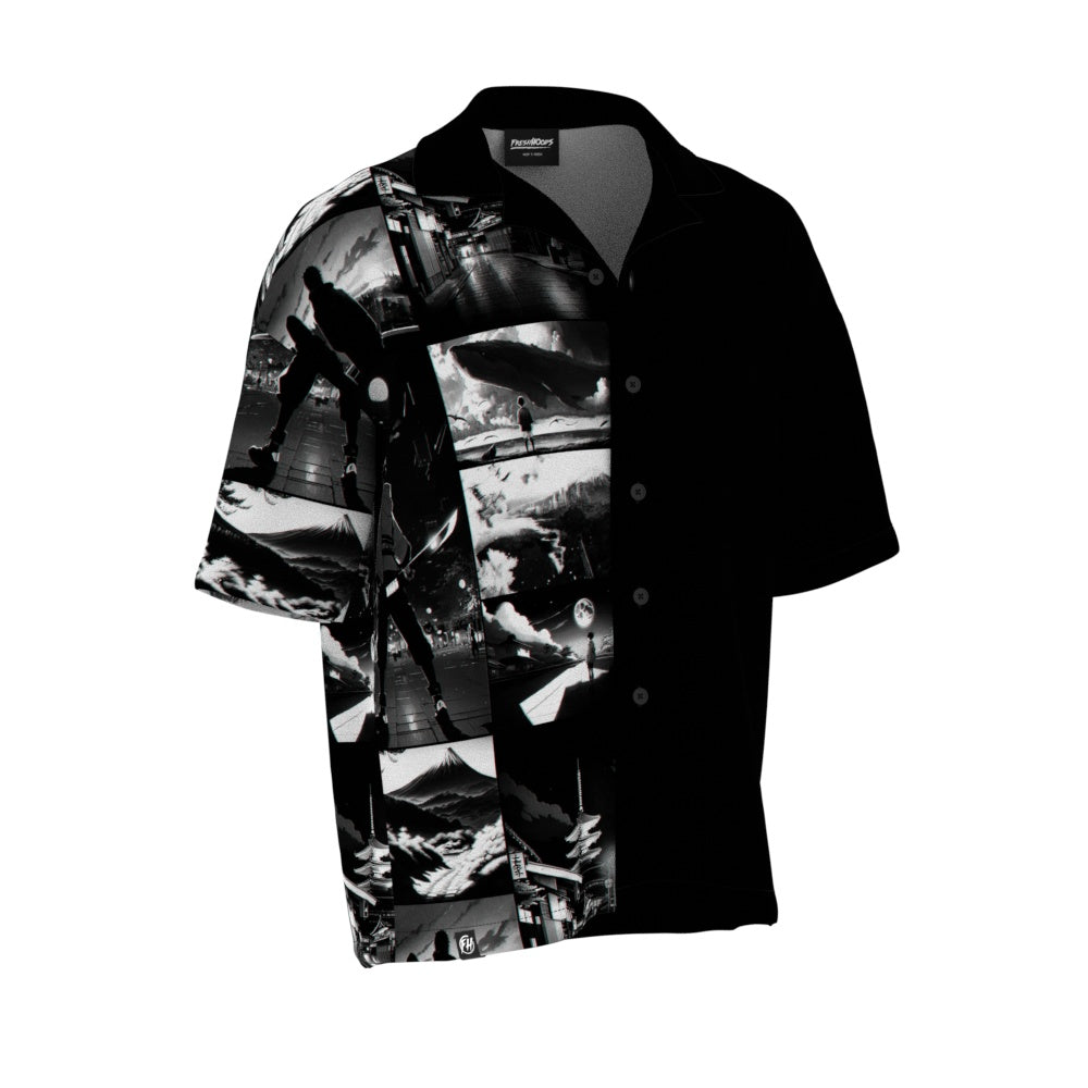 Future Is Ours Oversized Button Shirt