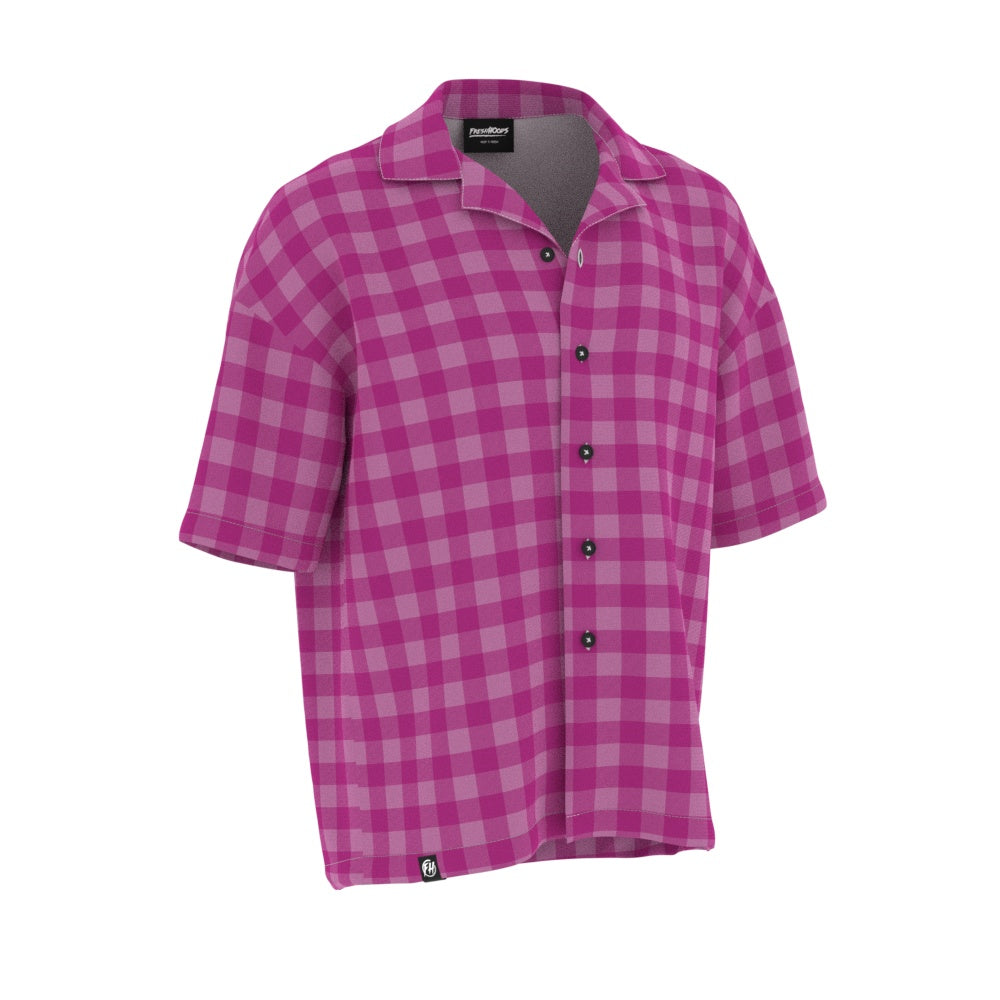 Pink Picnic Oversized Button Shirt