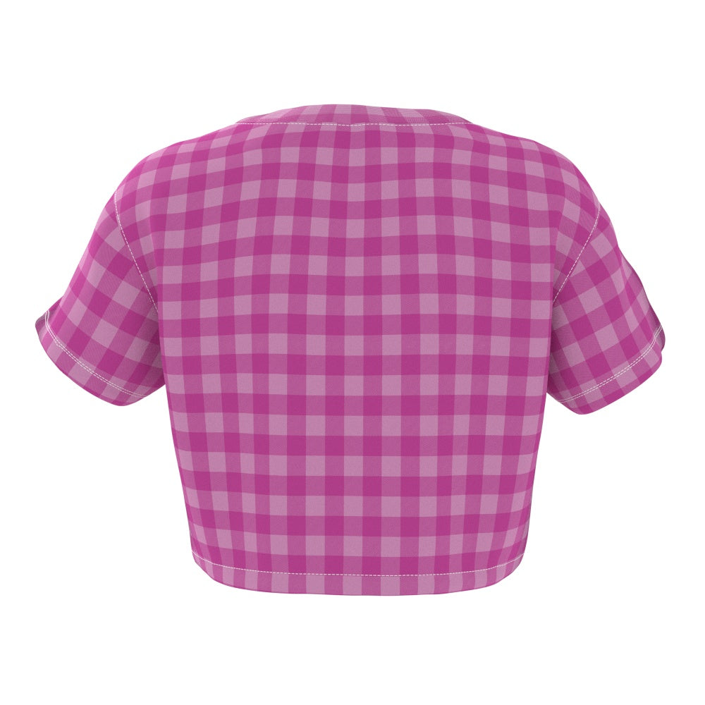 Pink Picnic Crop Top