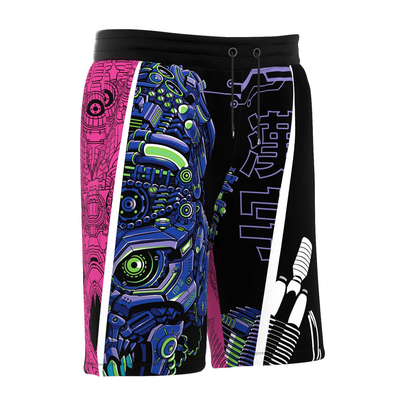 Robotic Skull Shorts