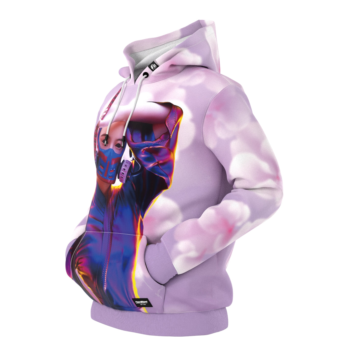 Cyber Warrior Blossom Hoodie