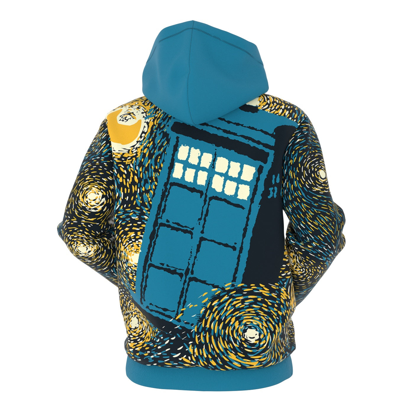 Travelin Blue Box Hoodie