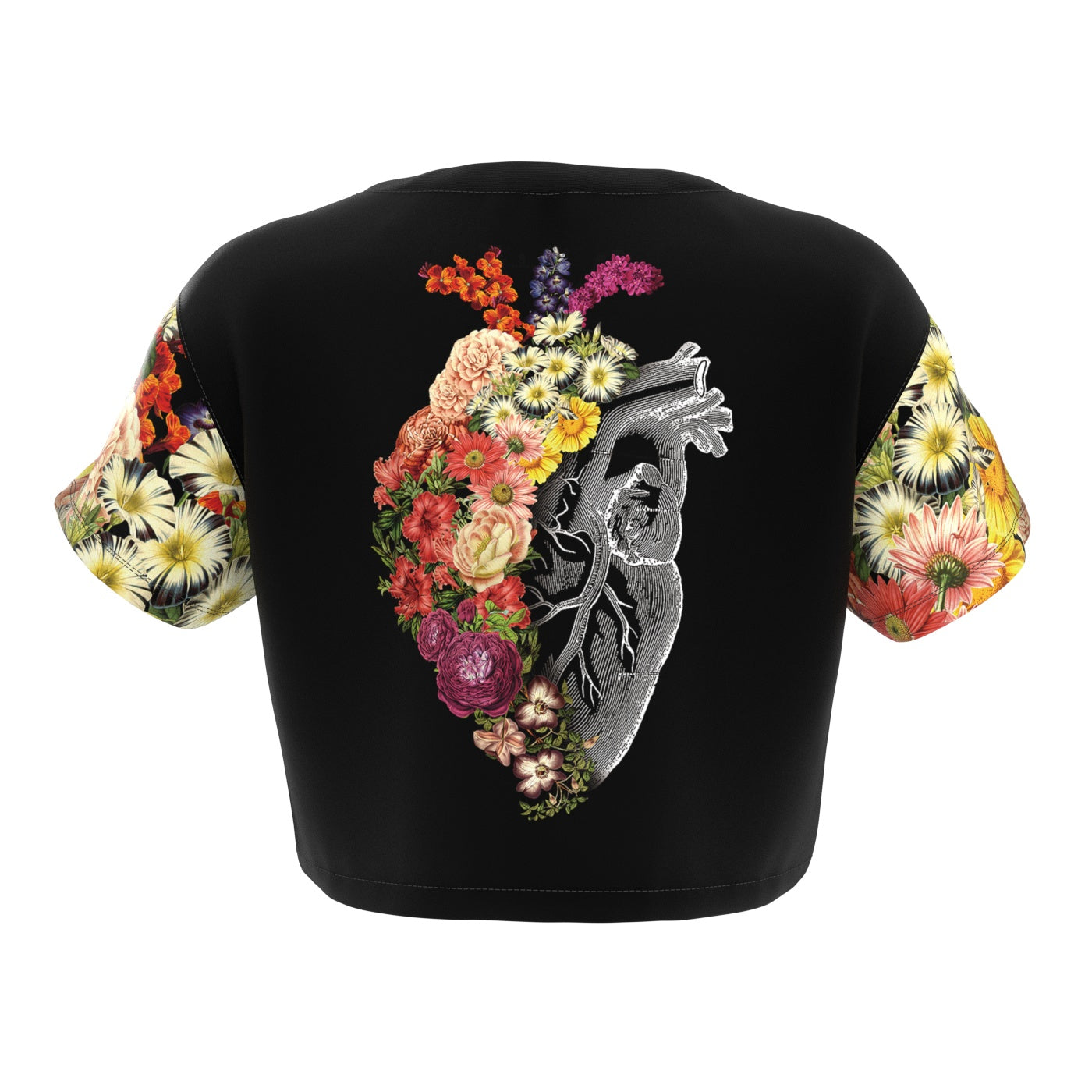 Flower Heart Crop Top