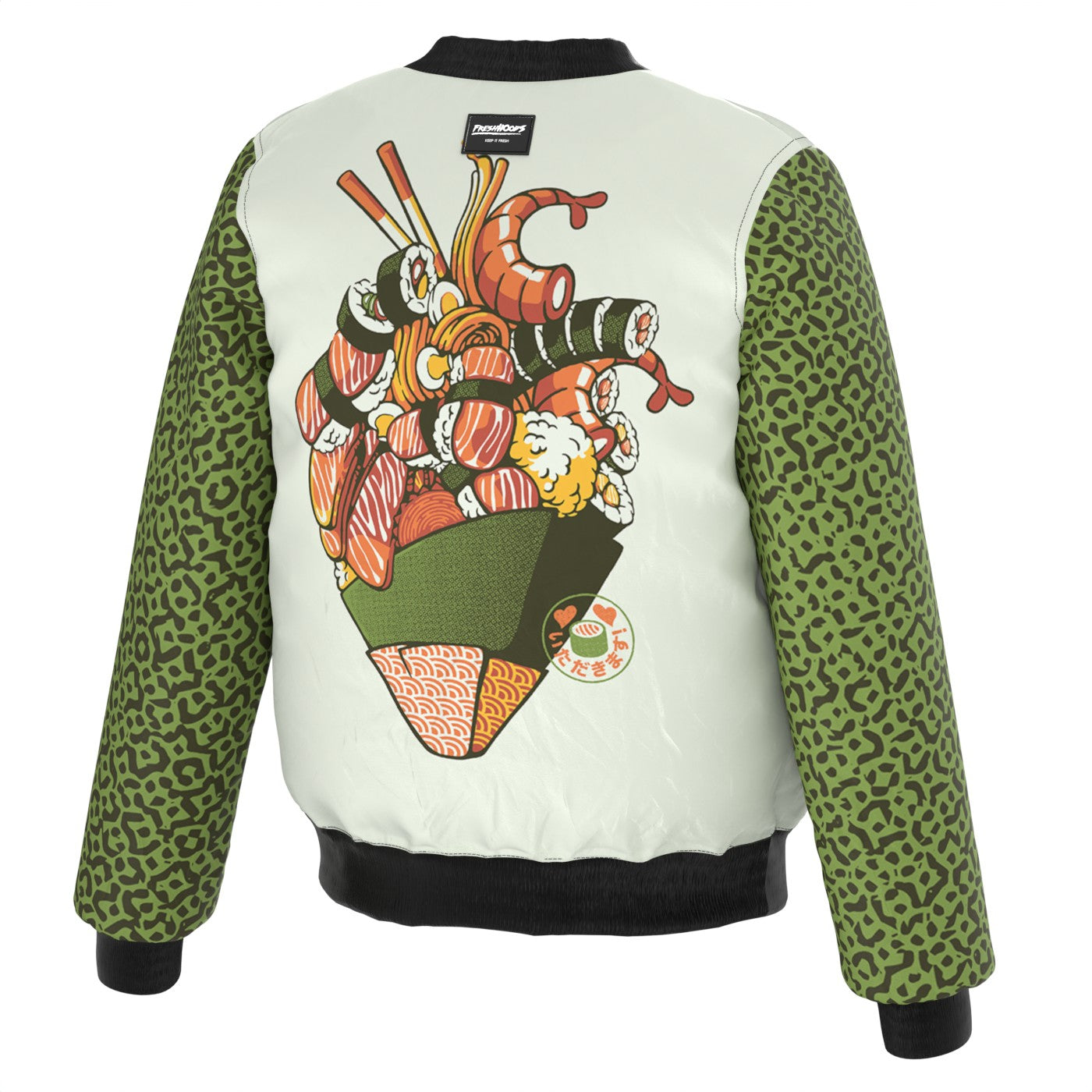 Sushi Heart Bomber Jacket