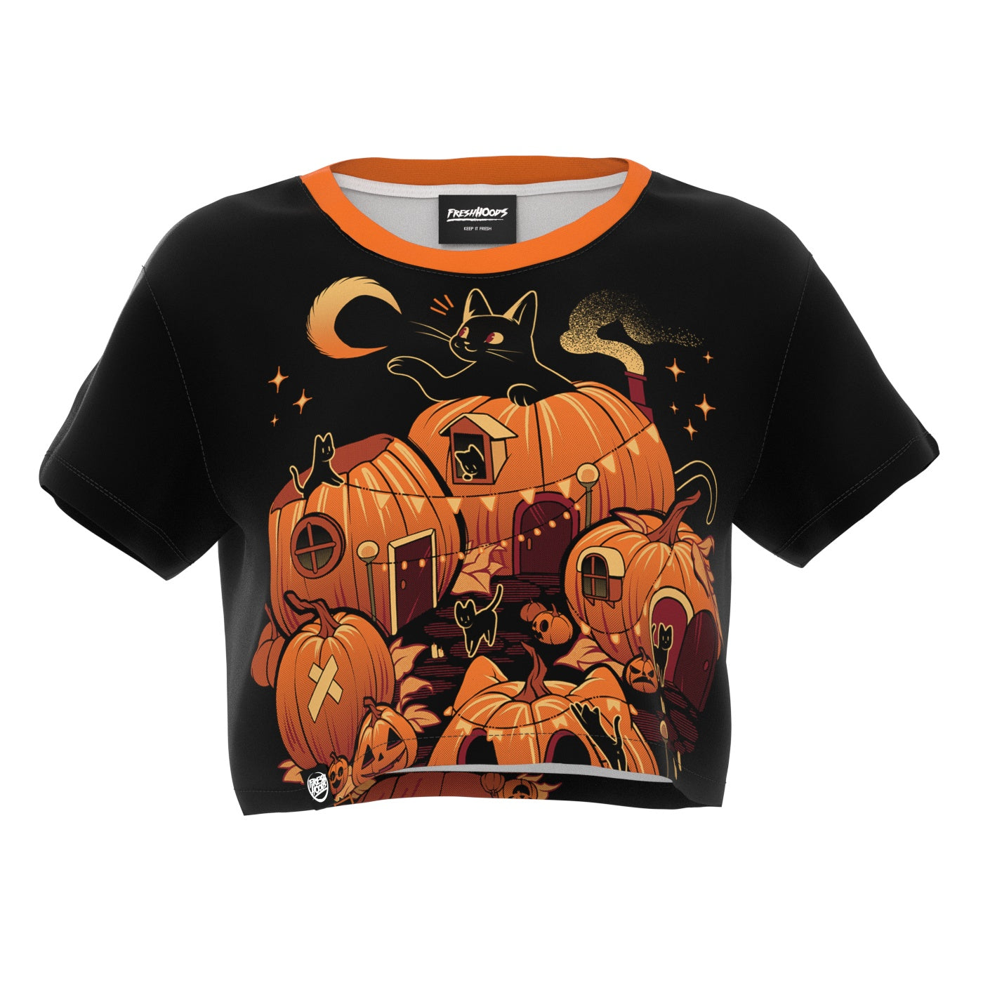 Pumpkin House Crop Top