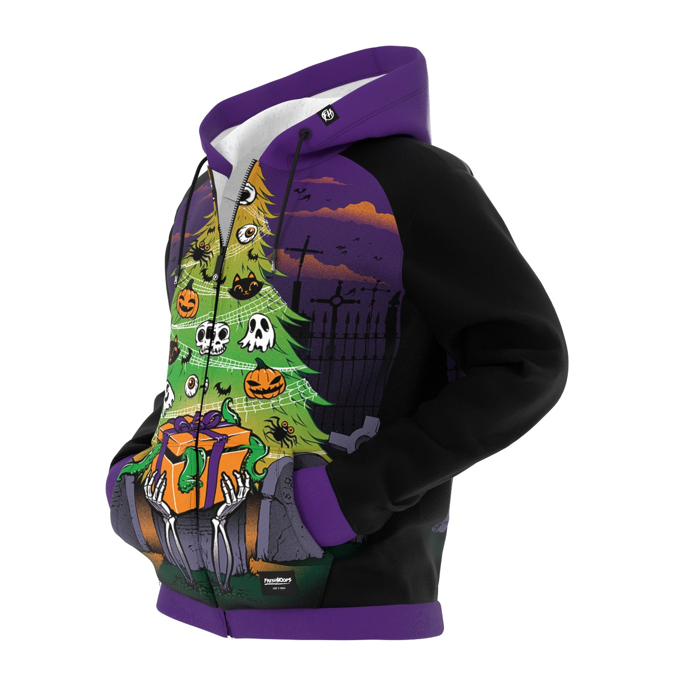 Halloween Is My Xmas Zip Up Hoodie