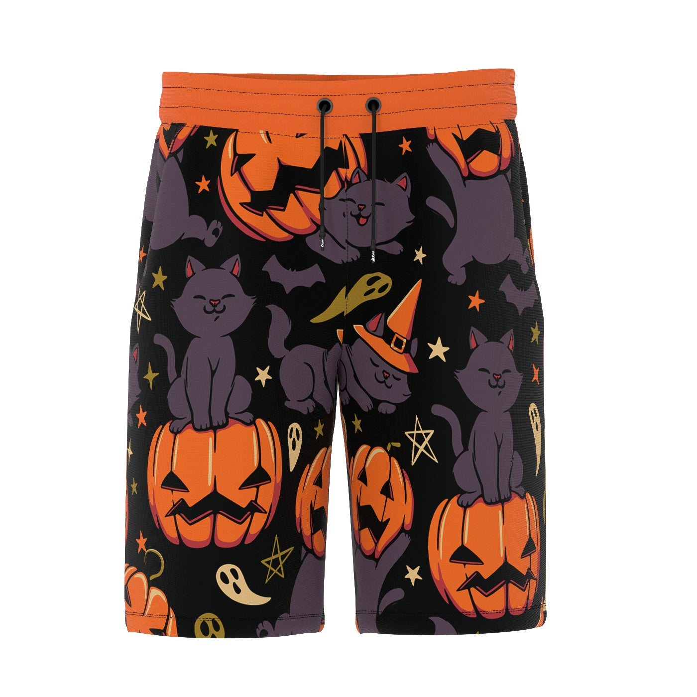 Pumpkin Field Cat Shorts