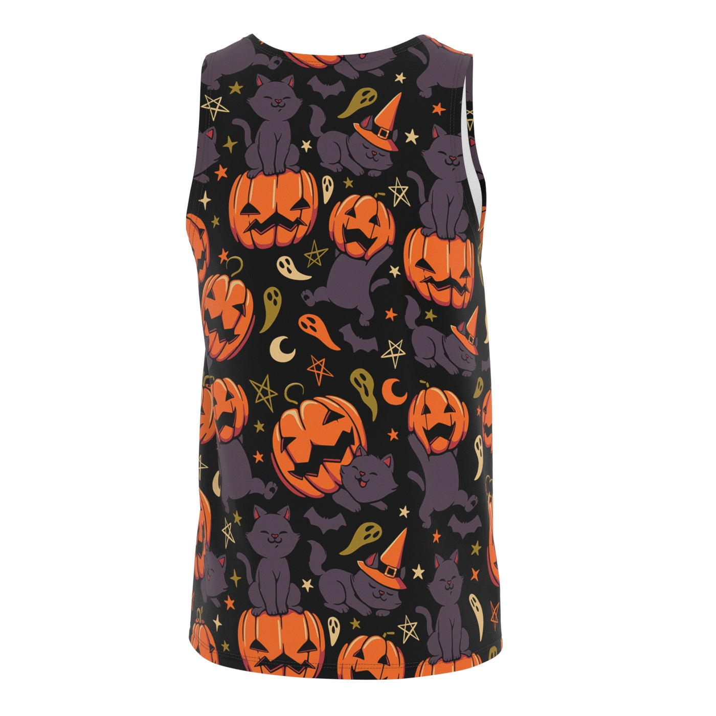 Pumpkin Field Cat Tank Top