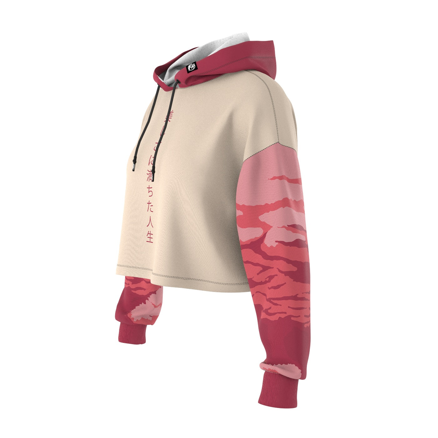 Sakura Blossom Cropped Hoodie