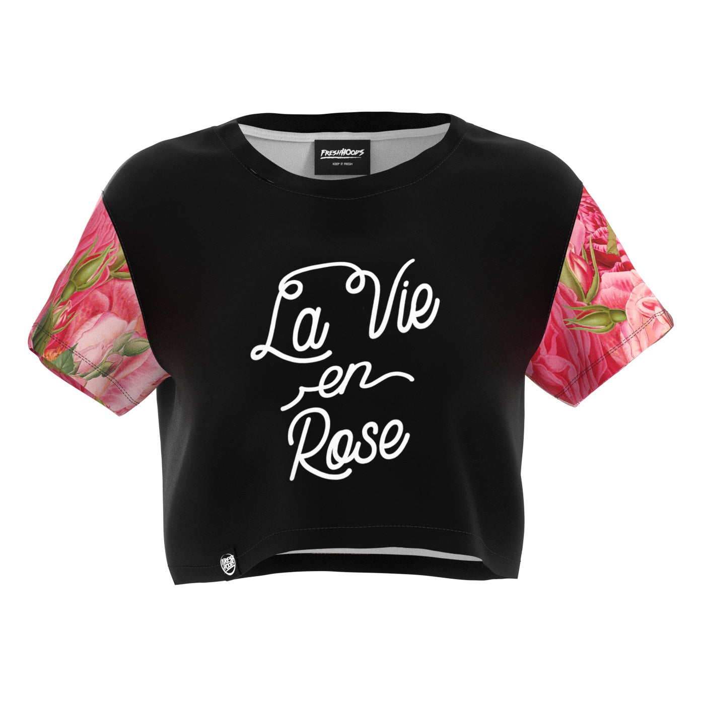 La Vie En Rose Crop Top