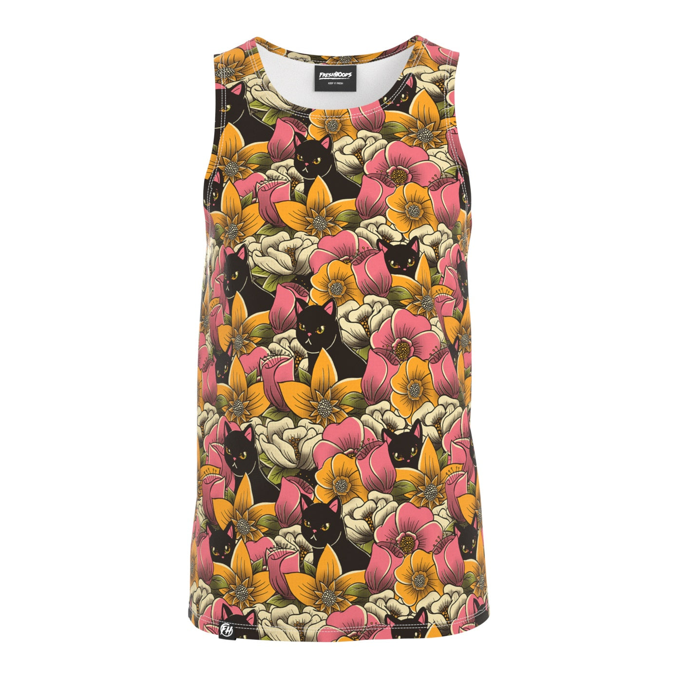 Cat's In A Field Tank Top