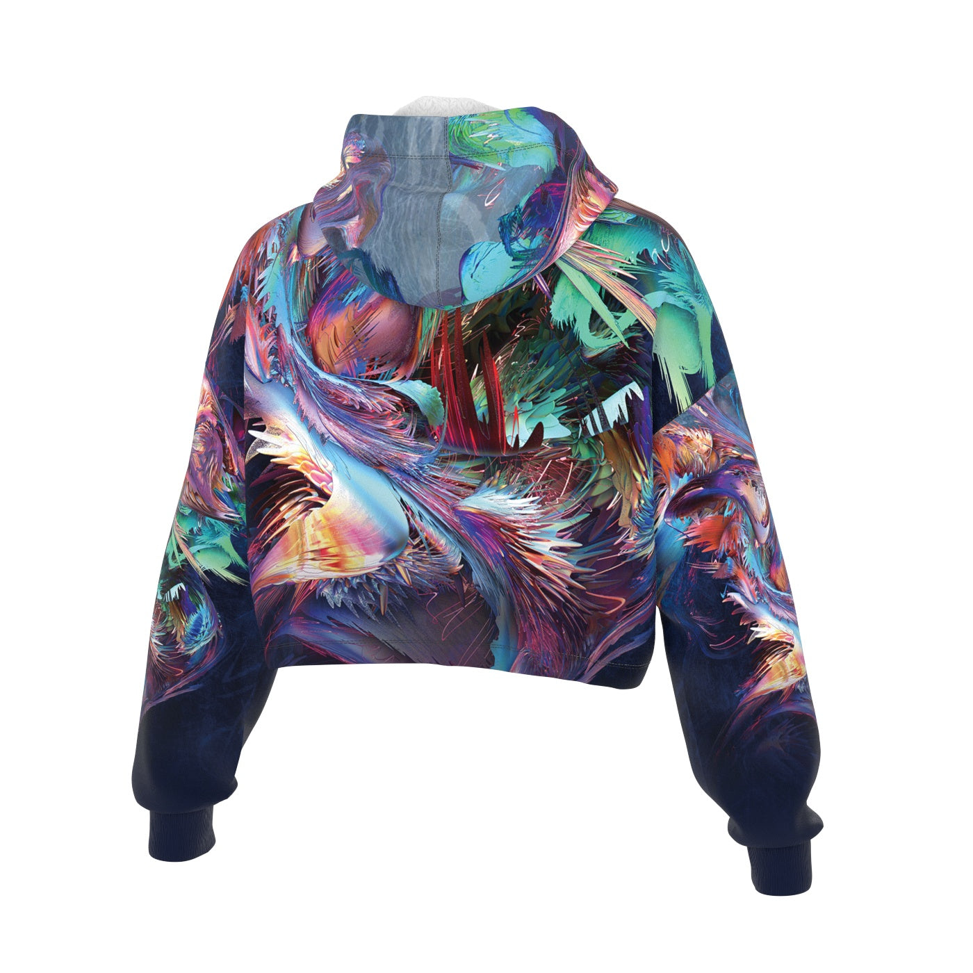 Unnaturally Alien Cropped Hoodie