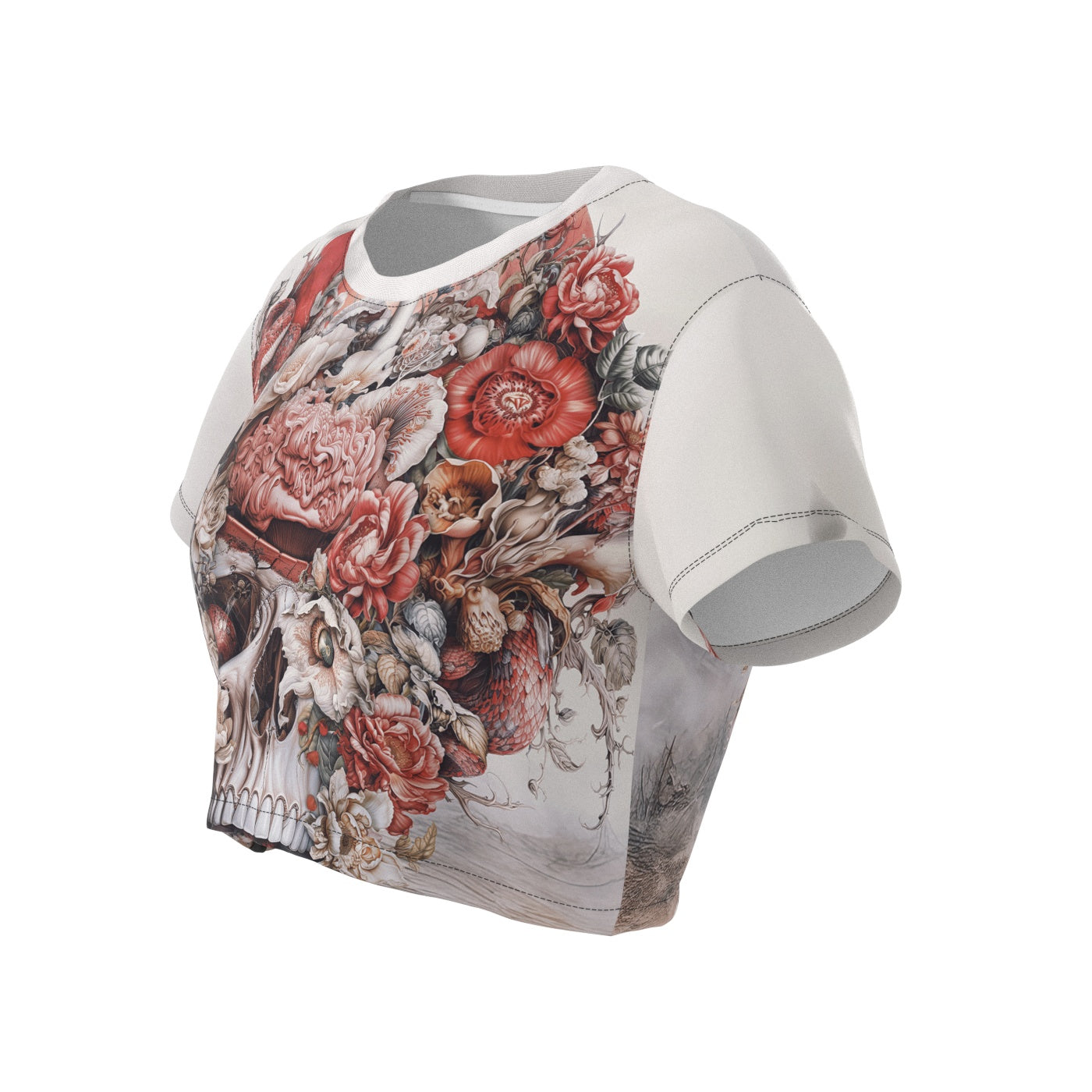 Bloom of Mortality Crop Top