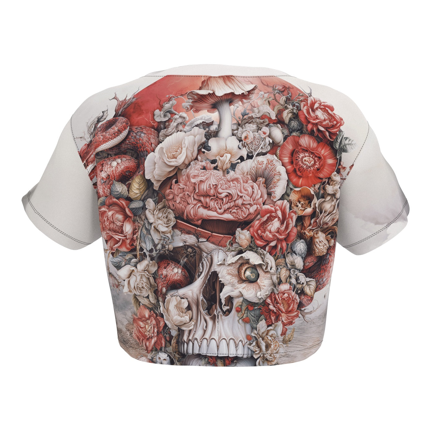 Bloom of Mortality Crop Top