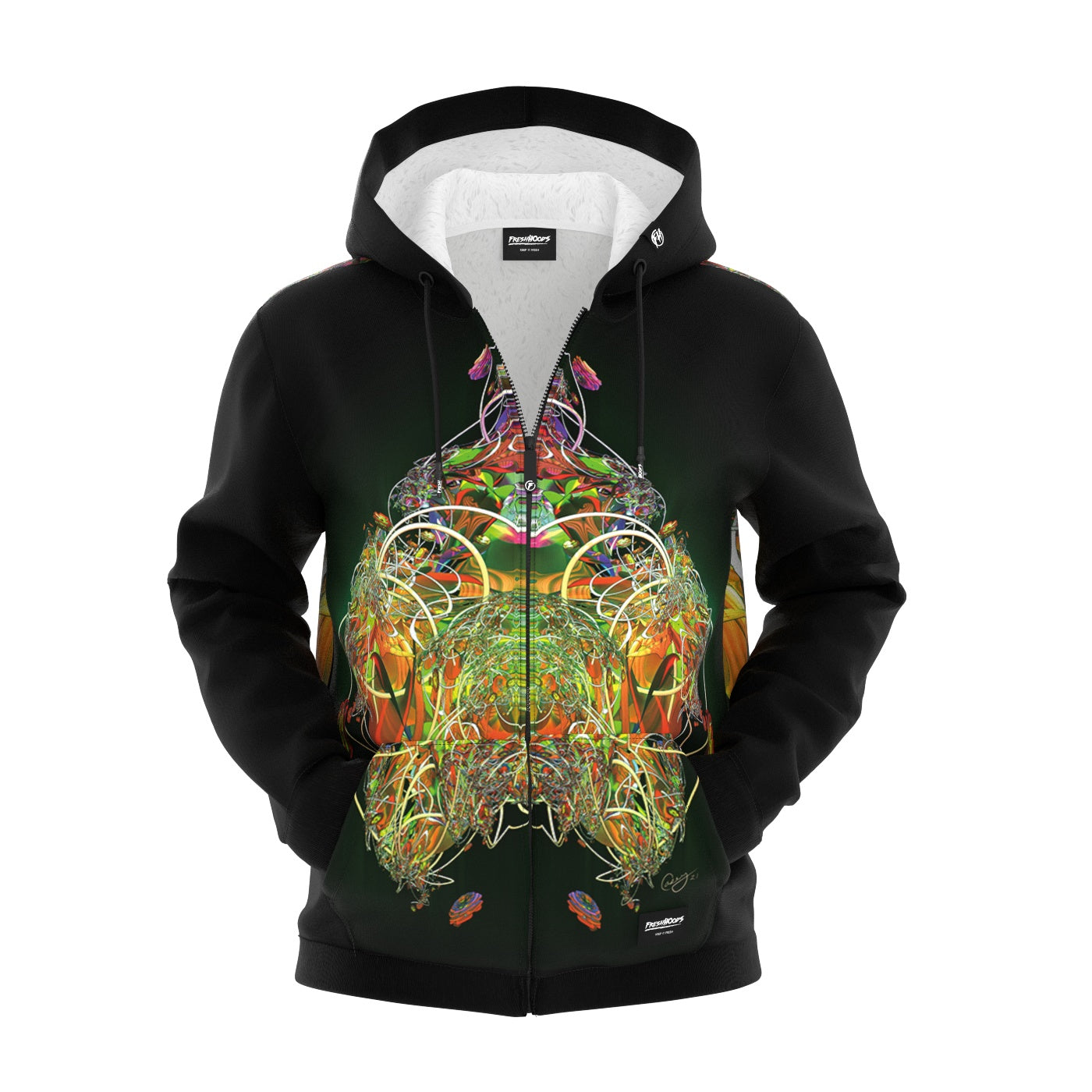 Galactic Priest Zip Up Hoodie