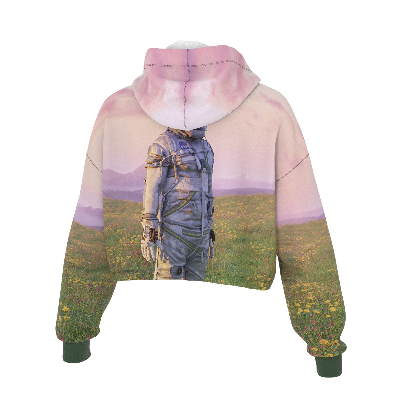 Fields Cropped Hoodie