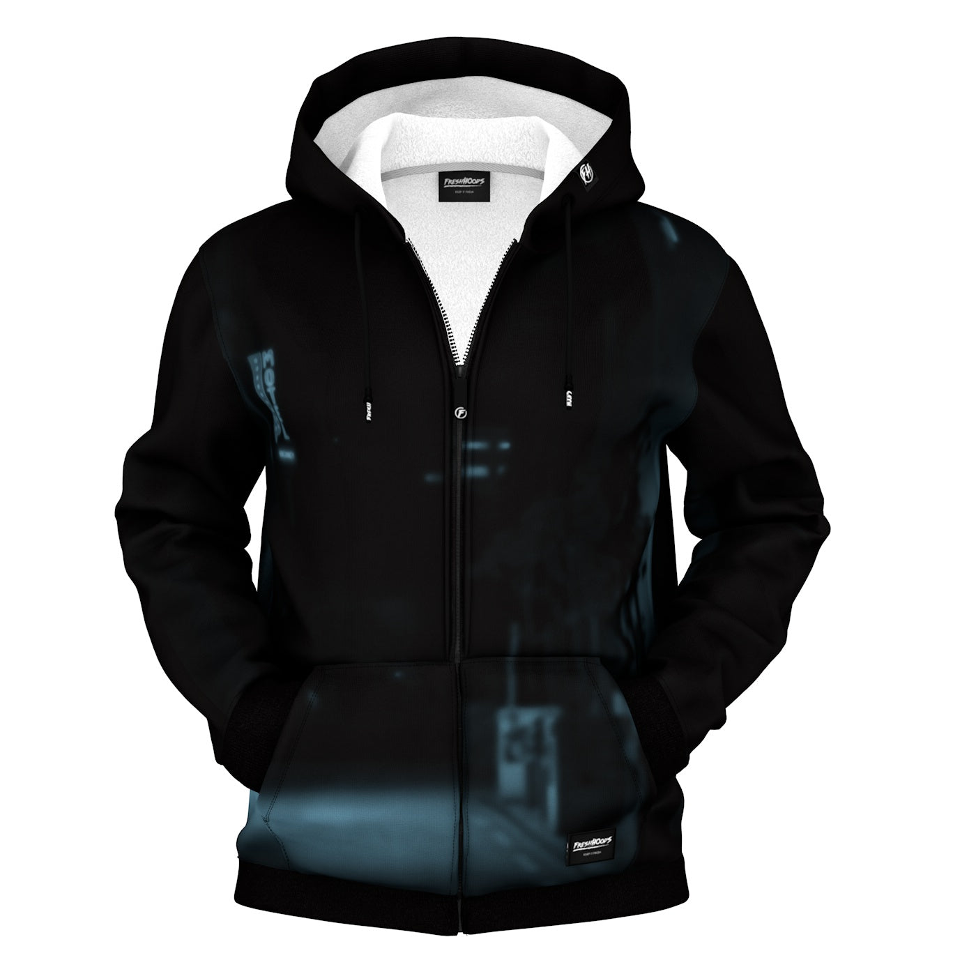 Masked Man Zip Up Hoodie