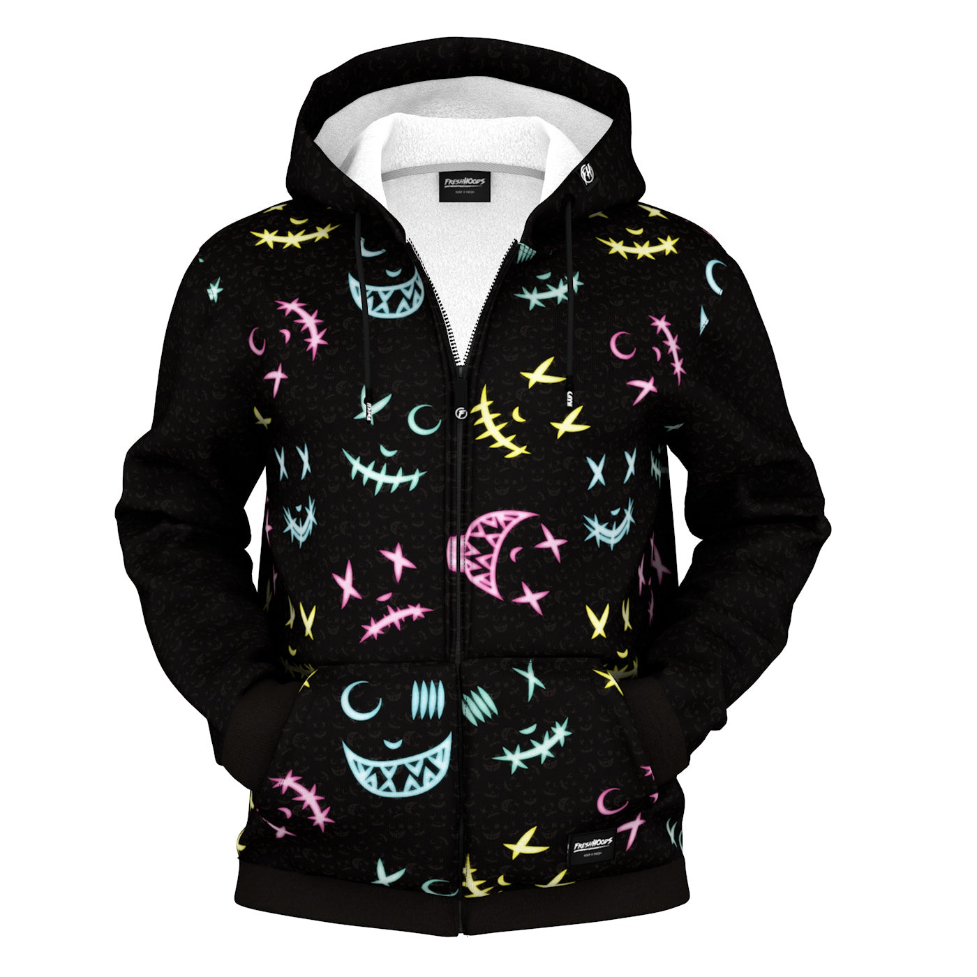 Smile Now Zip Up Hoodie