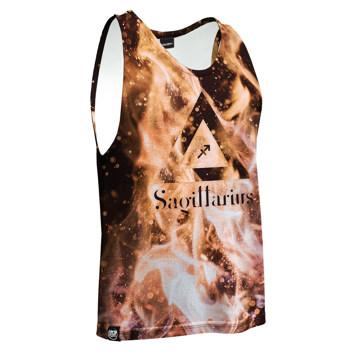 Sagittarius In The Flames Tank Top