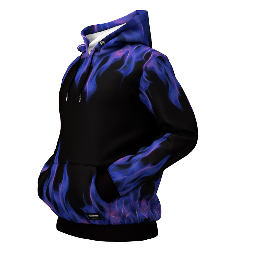 Purple Flame Hoodie