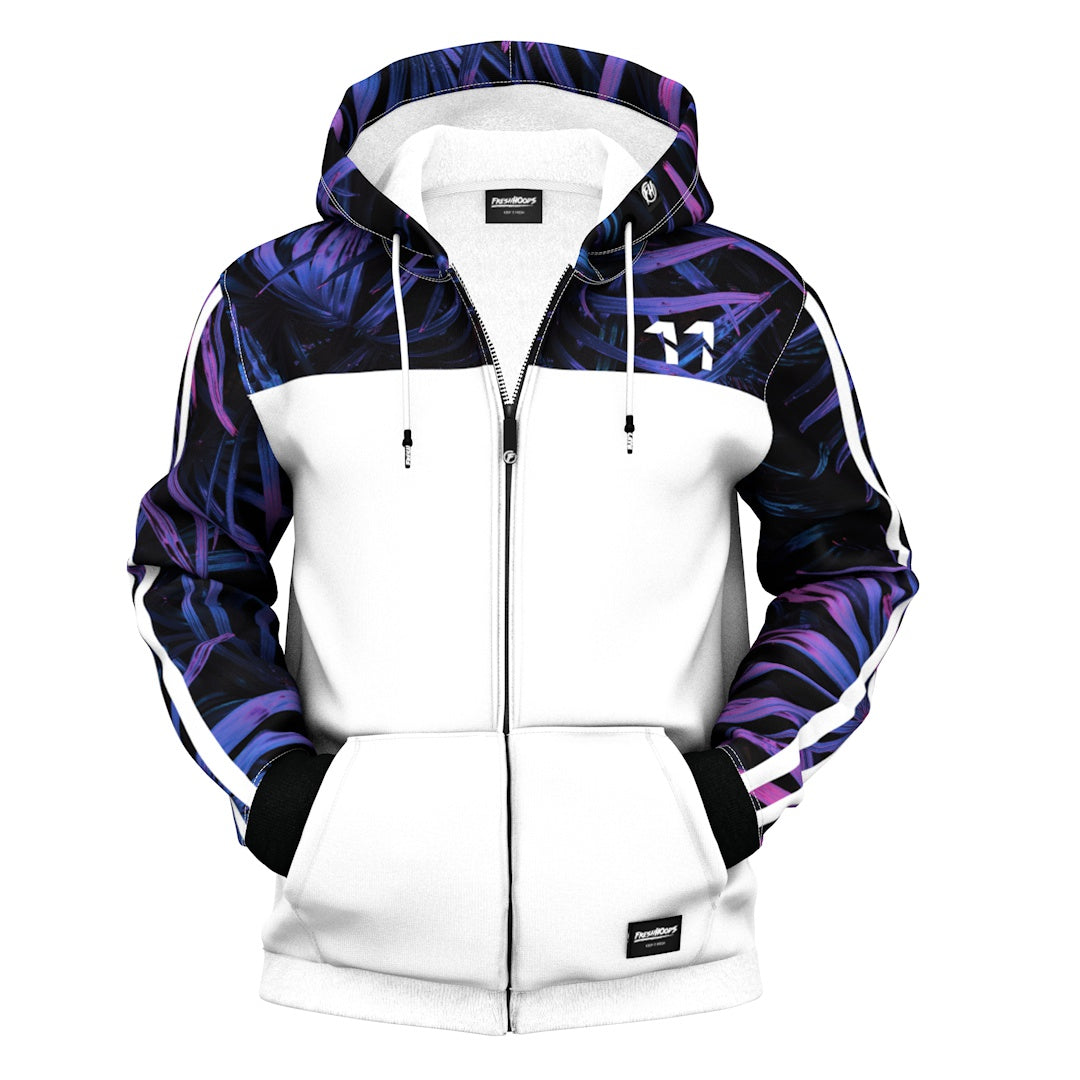 Royal Purple Zip Up Hoodie