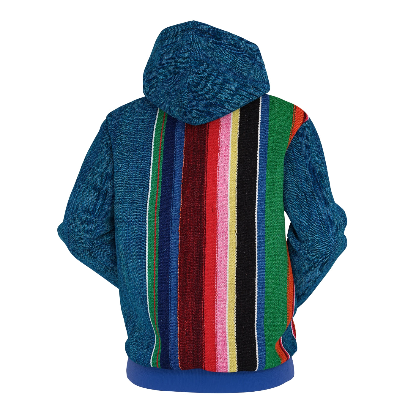 Colorful Denim Hoodie