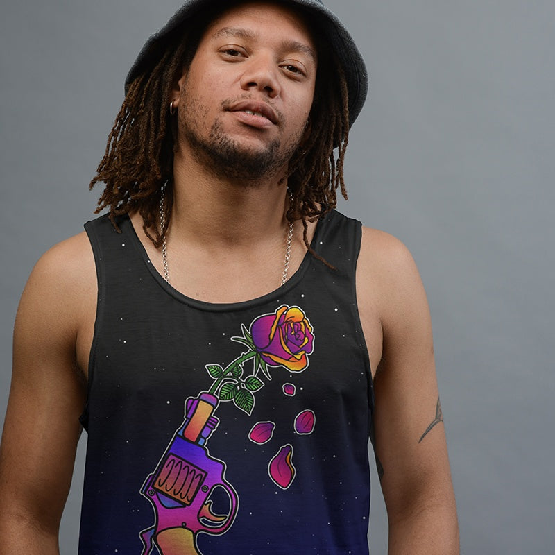 Gun n' Rose Tank Top