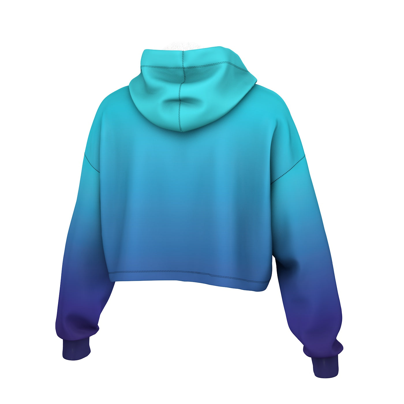 Blue Lagoon Cropped Hoodie