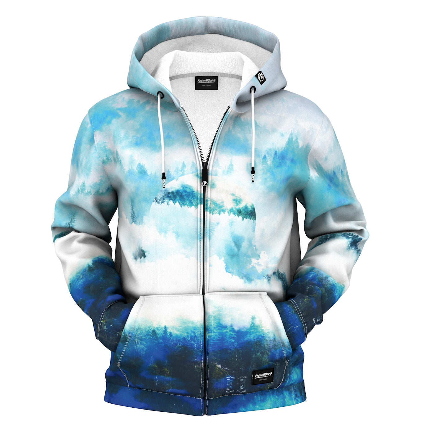 Foggy Zip Up Hoodie