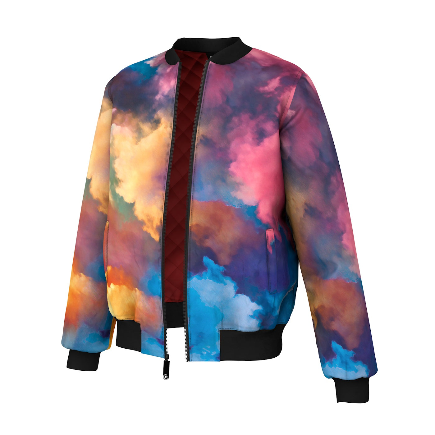 Abstract Bomber Jacket