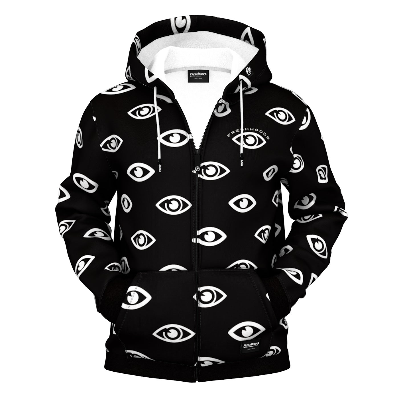 All Eyez On Me Zip Up Hoodie