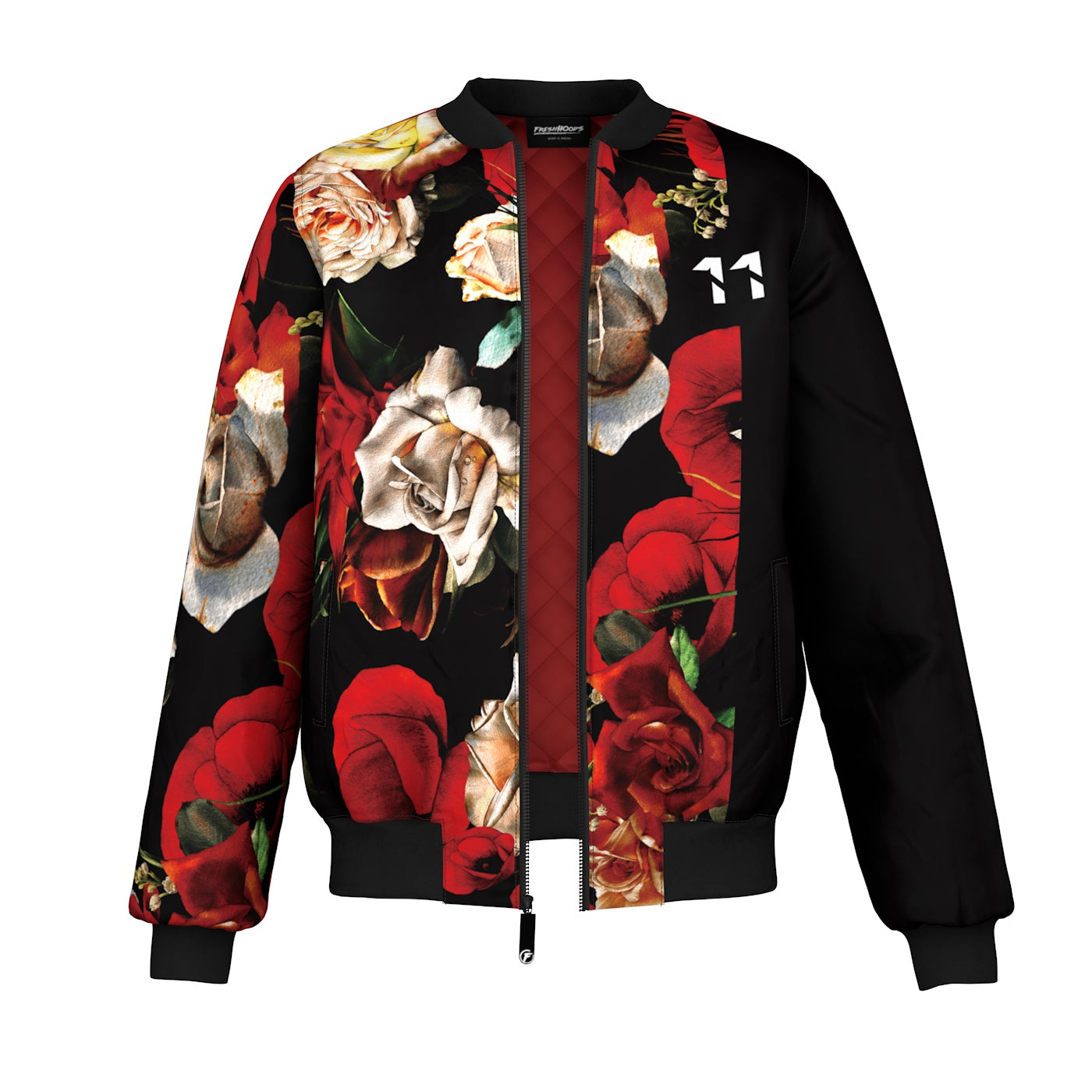 Antique Flowers Bomber Jacket