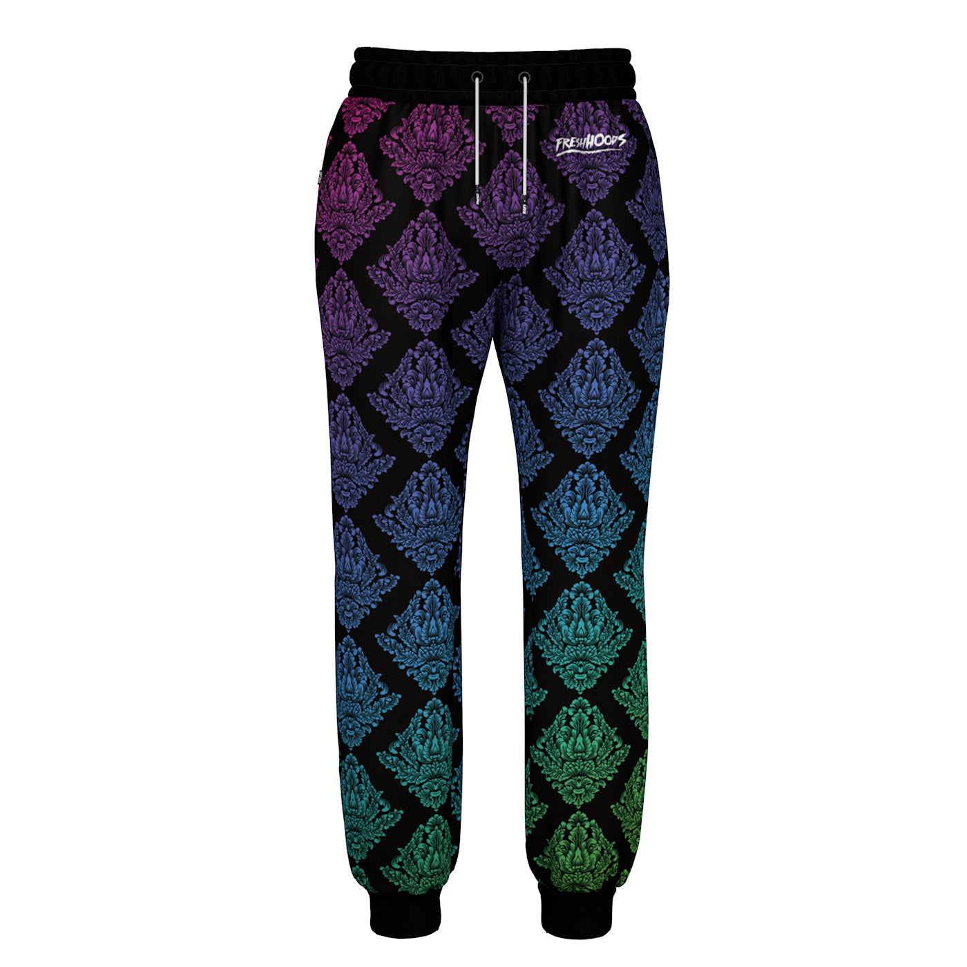 Baroque Grid Sweatpants