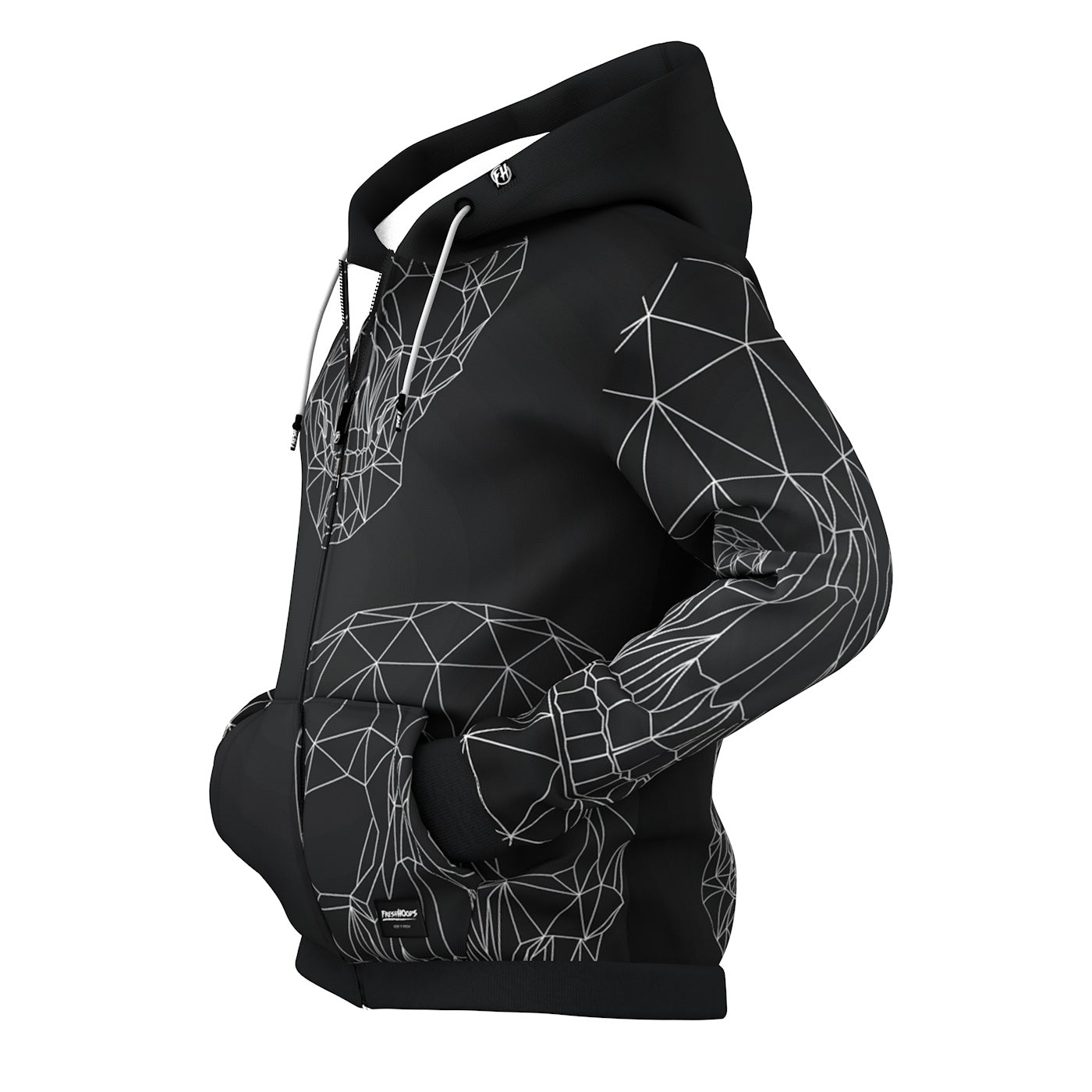 Black Dream Zip Up Hoodie