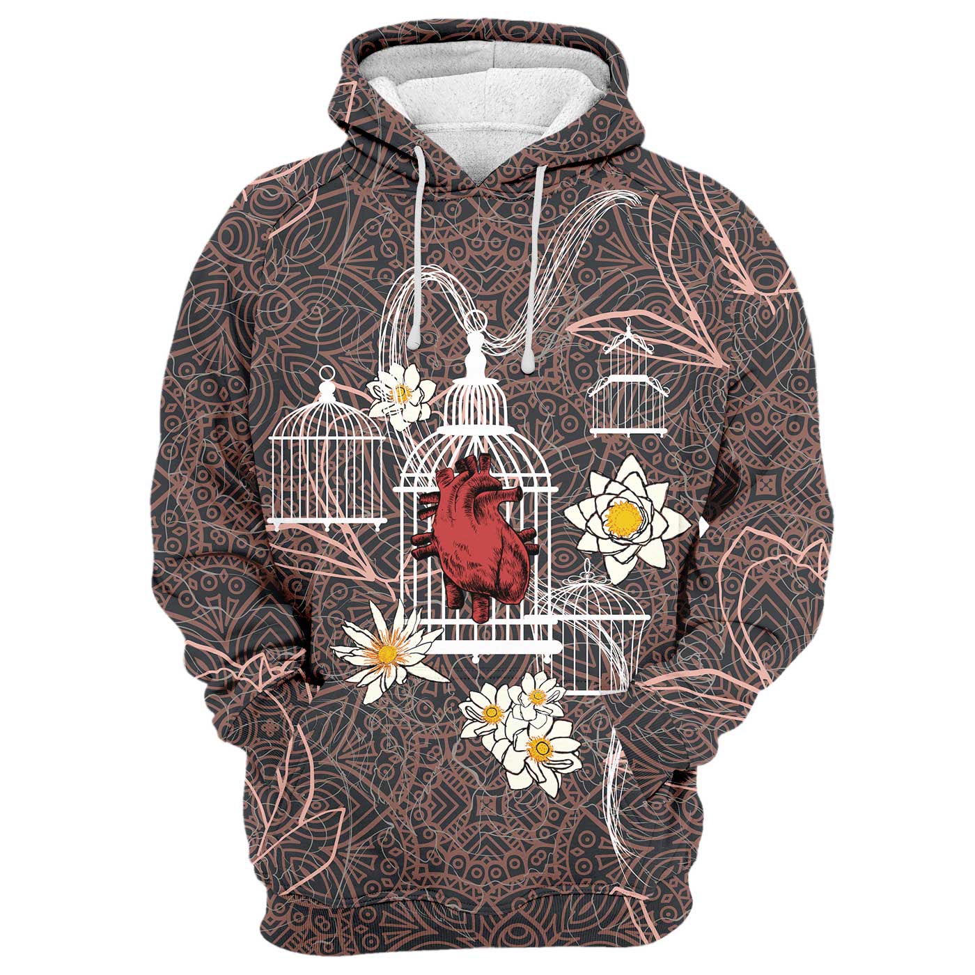 Blocked Heart Hoodie