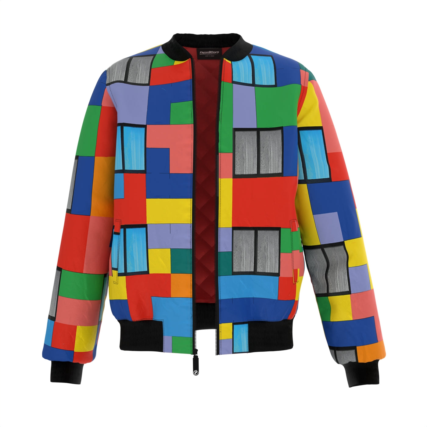 Blocks Bomber Jacket