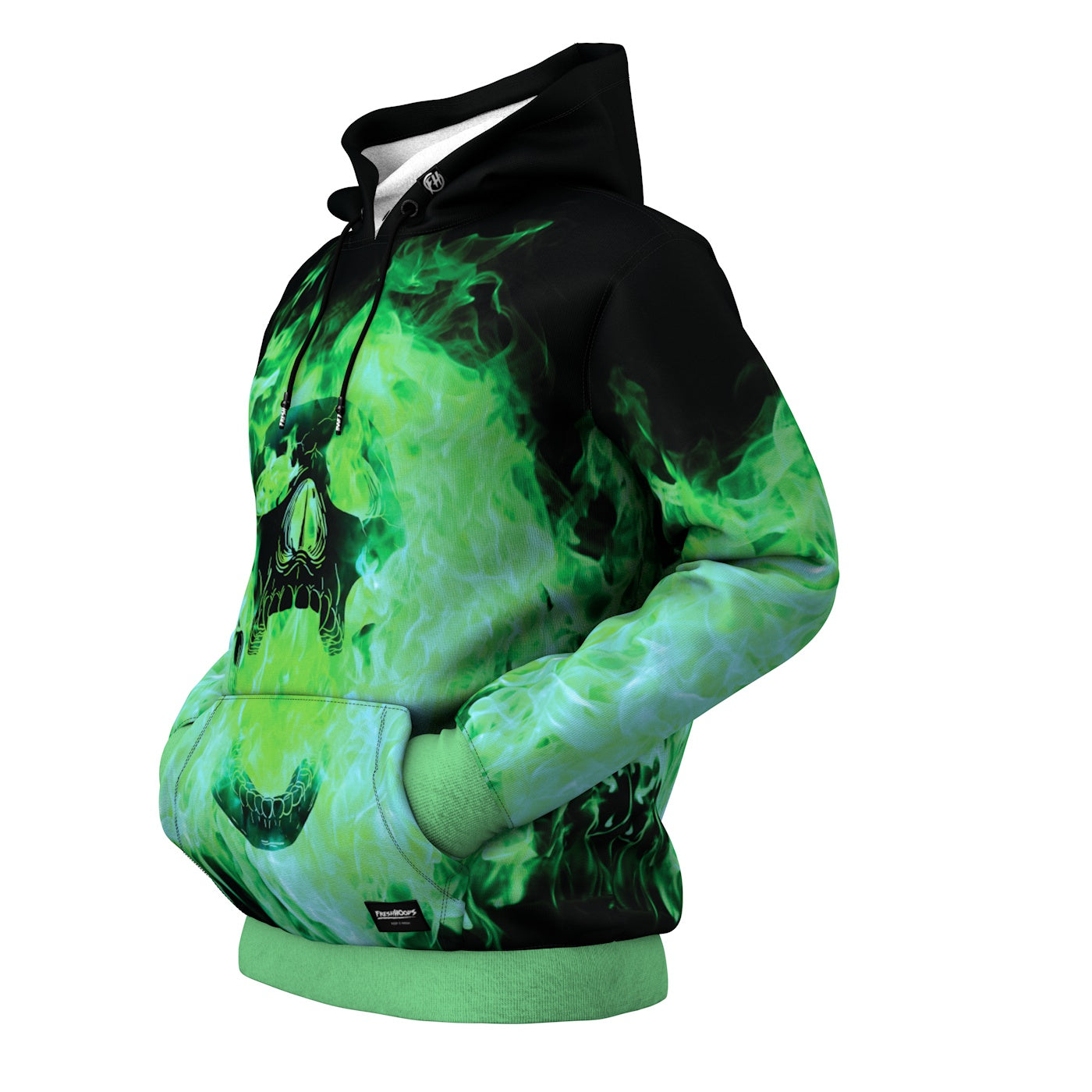 Burning Skull Hoodie