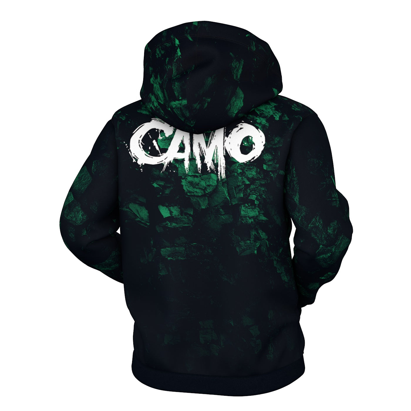 Camo Zip Up Hoodie