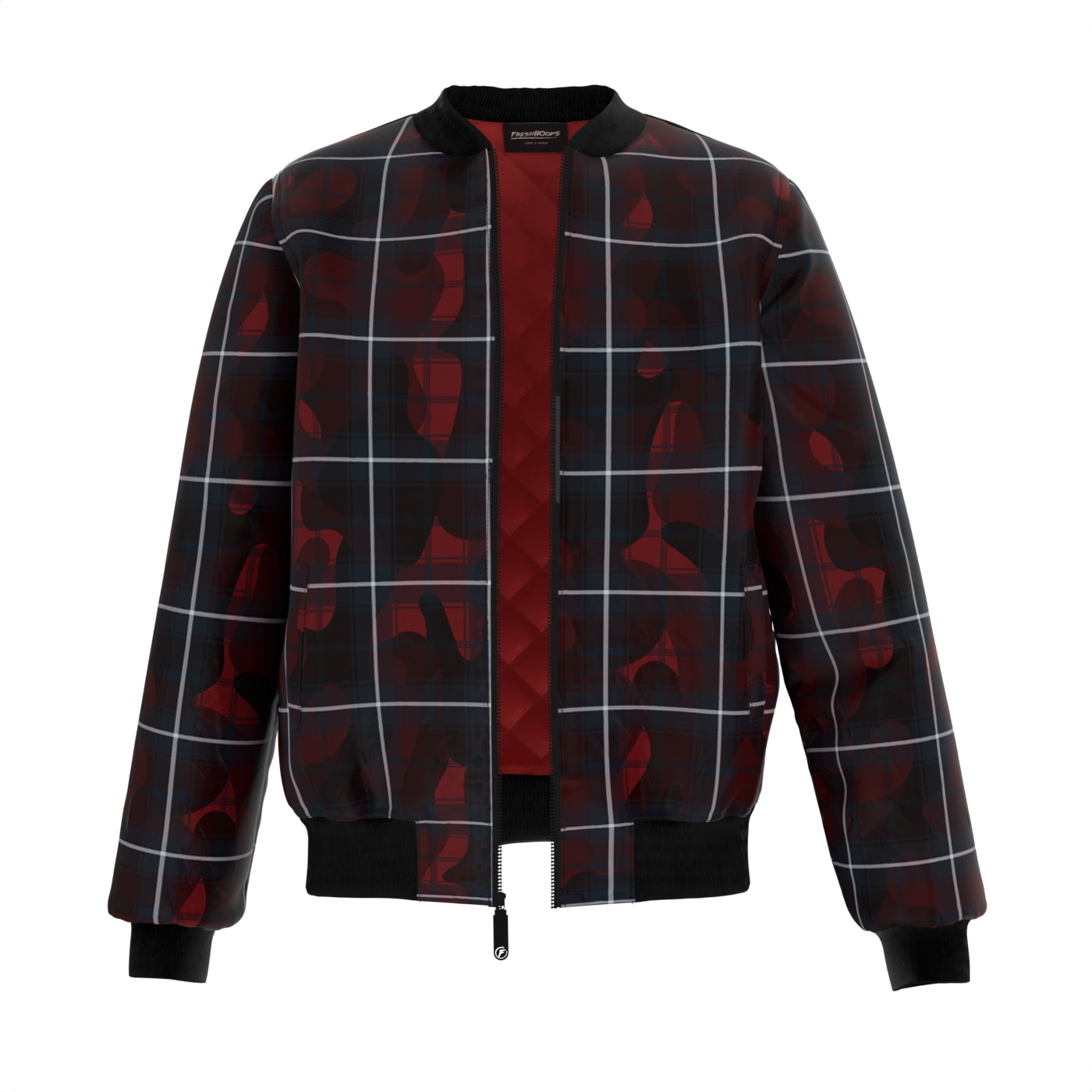 Camoplaid Bomber Jacket