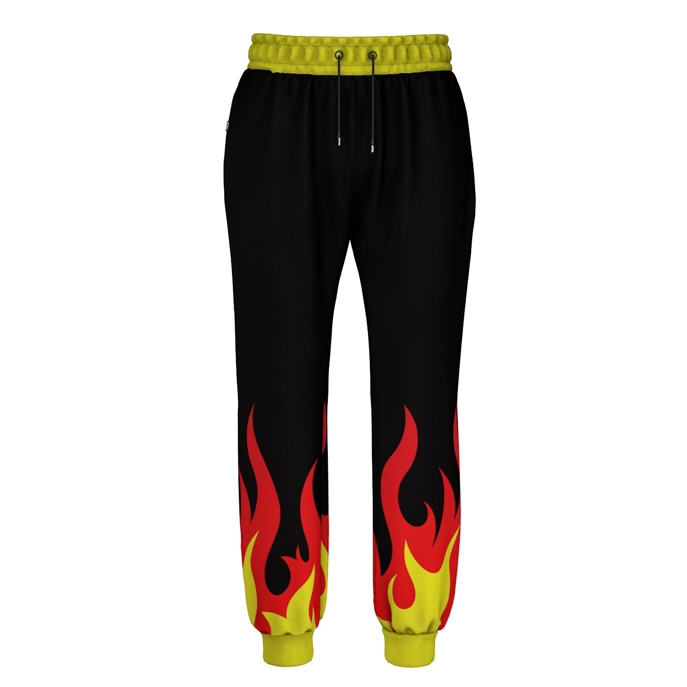 Cartoon Flame Sweatpants