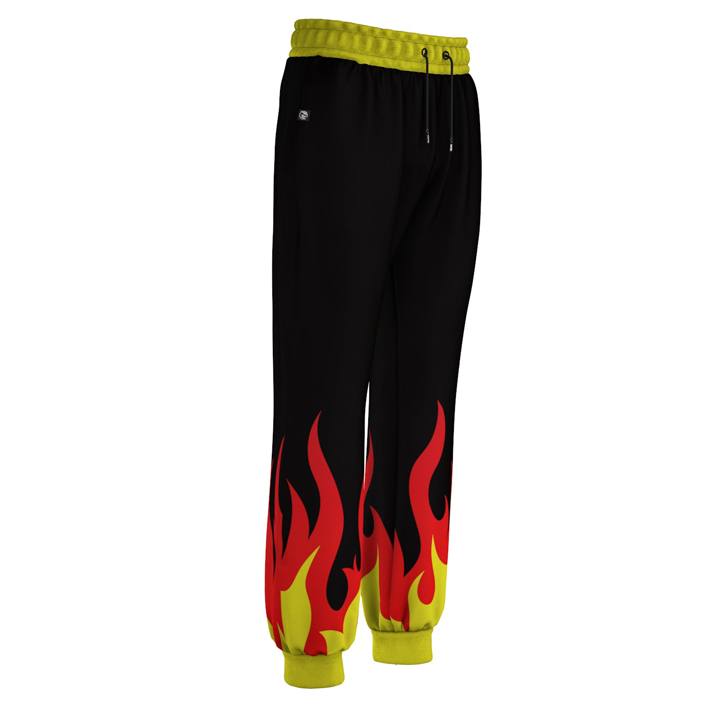 Cartoon Flame Sweatpants