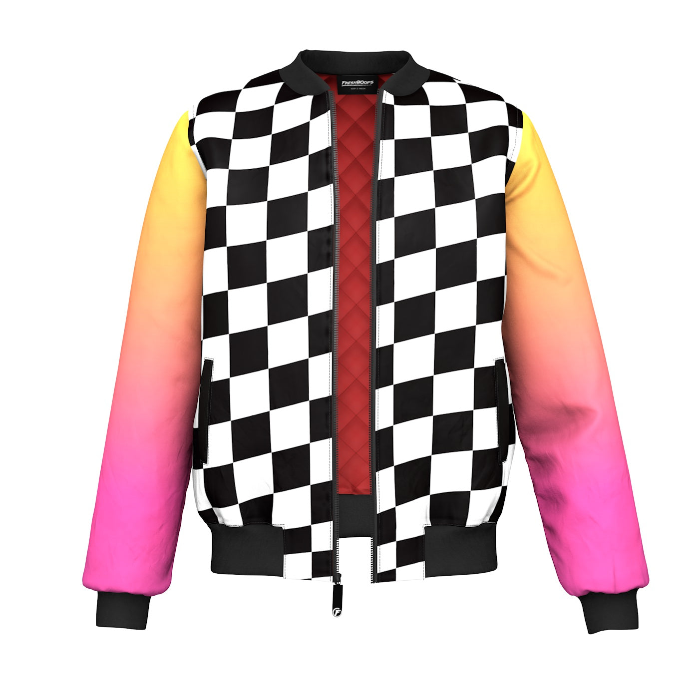 Checkered Jinx Bomber Jacket