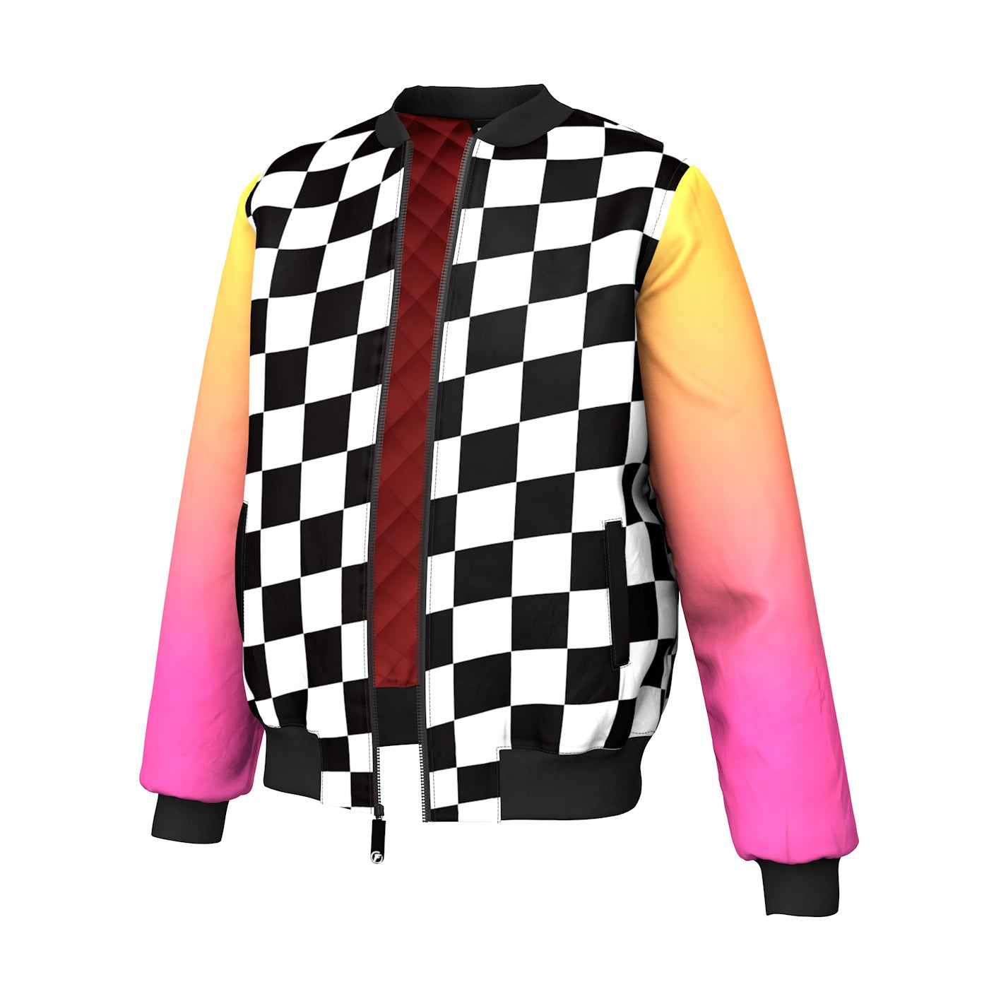 Checkered Jinx Bomber Jacket