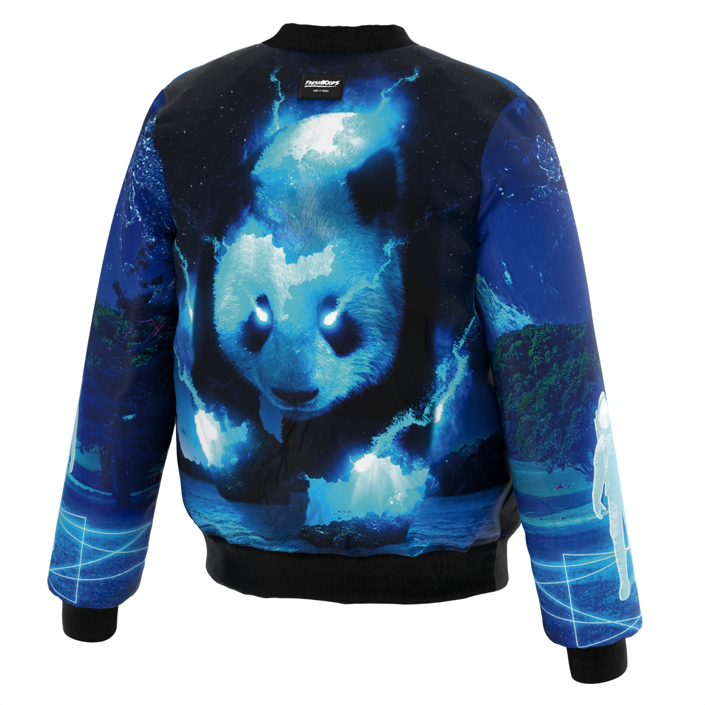 Cosmic Panda Bomber Jacket