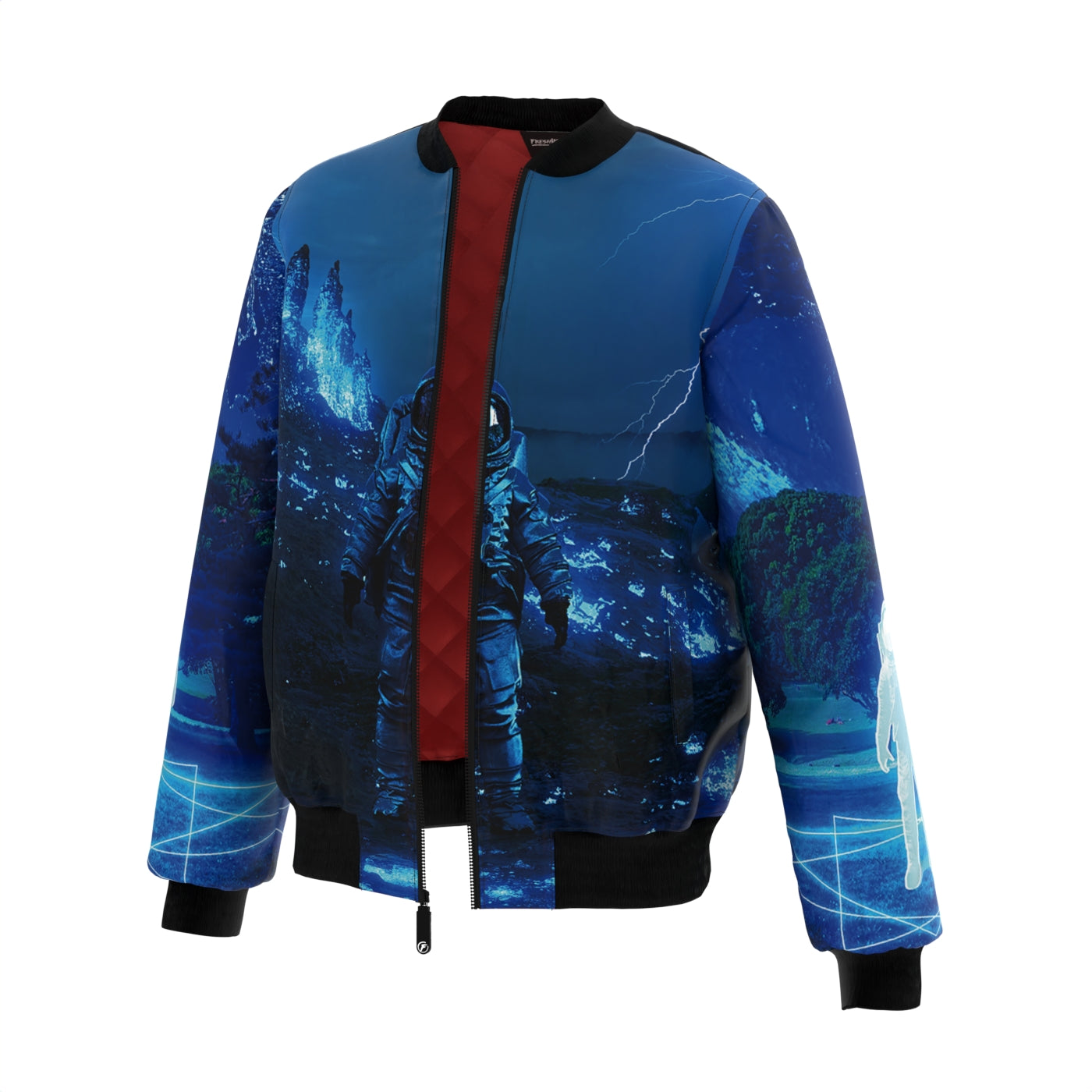 Cosmic Panda Bomber Jacket