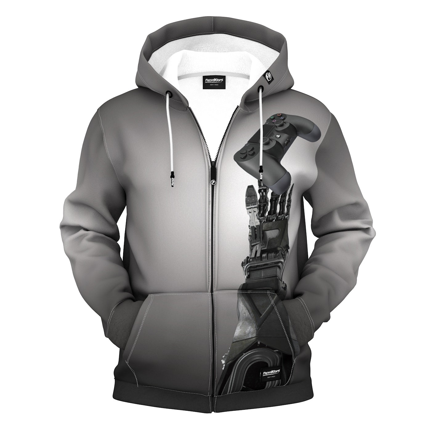 Cyborg Game Zip Up Hoodie