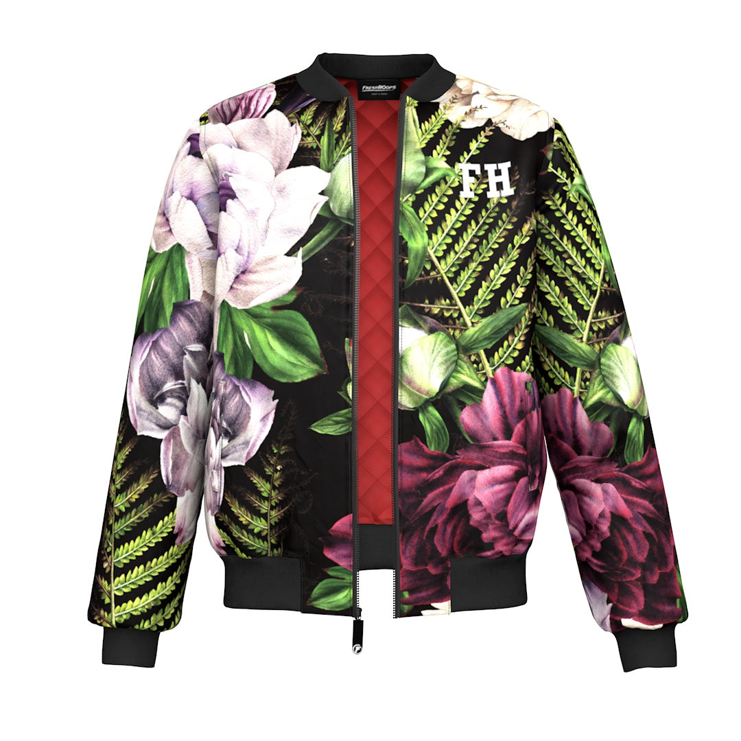 Evening Bouquet Bomber Jacket